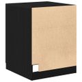 vidaXL Skrinka na práčku s úložiskom Čierny dub 70,5 x 71,5 x 91,5 cm