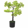 vidaXL Umelý bonsaj, cyprus s kvetináčom 60 cm, zelený