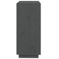 vidaXL Komoda sivá 74x35x80 cm borovicový masív