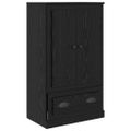 vidaXL Highboard 3 ks Čierny dub 132 x 35,5 x 103,5 cm