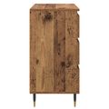 vidaXL Servírovacia skriňa Staré drevo 60 x 35 x 70 cm