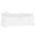 vidaXL Záhradná komárová sieť 220 mesh Biela 3 x 6 x 2,5 m Polyester