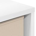 vidaXL Servírovacia skriňa Biela 68,5 x 32 x 67 cm