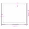 vidaXL Nástenná polica bledohnedá 60x50x(2-6) cm ošetrený masívny dub