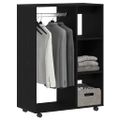 vidaXL Šatník čierny dub 80x40x110 cm, imitácia dreva