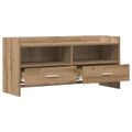 vidaXL TV skrinka 100 x 33 x 47 cm Dub artisan Kompozitné drevo