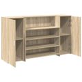 vidaXL Recepčný stôl dub sonoma 180x50x103,5 cm kompozitné drevo