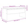 vidaXL Predsieňová lavica s vankúšom Biela 80 x 38 x 46 cm