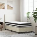 vidaXL Taštičkový pružinový matrac stredne tvrdý 90x190 cm jednolôžko