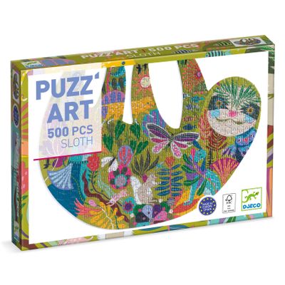 Umelecké puzzle Leňochod 500 ks