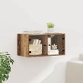 vidaXL Nástenná skrinka 68 x 37 x 35 cm Kompozitné drevo Staré drevo