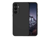 Zadný kryt pre mobilný telefón - plast, silikón, recyklovateľný plast - nočná čerň - pre Samsung Galaxy A55