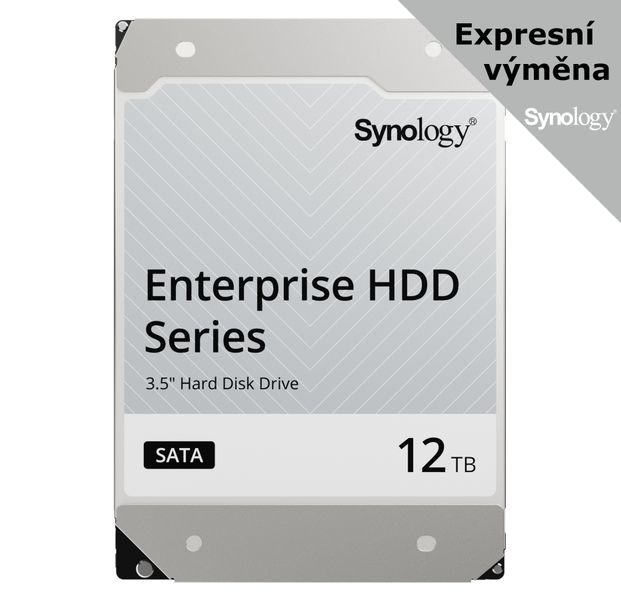 Synology HAT5300/12TB/HDD/3.5"/SATA/7200 RPM/5R Pevný disk, interný, pre NAS, 12TB, SATA III, 3,5'', 7200rpm, 256MB