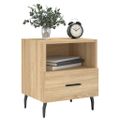 vidaXL Nočné stolíky 2 ks dub sonoma 40x35x47,5 cm kompozitné drevo