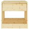 vidaXL Nočné stolíky 2 ks 40x31x40 cm jedľový masív