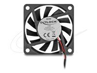 Axiálny ventilátor 5 V DC 60 x 60 x 10 mm čierny