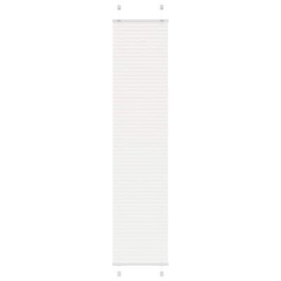 vidaXL plisovaná roleta biela 40x200 cm šírka látky 39,4 cm