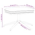 vidaXL Relaxačné kreslo s podnožkou sivohnedé mikrovláknová látka