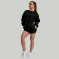 Dámska mikina Lunar Cropped Black - STRIX, veľkosť L, veľkosť oblečenia L