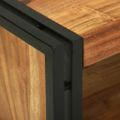 vidaXL Konferenčný stolík Hnedá 90 x 50 x 38 cm Pevné akáciové drevo