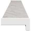 vidaXL Parapetné dosky Mramorová textúra 140 x 10 x 4,5 cm PVC