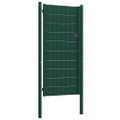 vidaXL Plotová brána PVC a oceľ 100x204 cm zelená