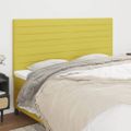 vidaXL Čelo postele zelené 200x5x118/128 cm látkové