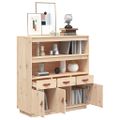 vidaXL Vysoká skrinka 100x40x108,5 cm masívna borovica