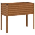 vidaXL Záhradný kvetináč 100x45x90 cm, odolná oceľ