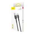 Kábel Baseus Cafule Micro USB 2,4A 1 m (sivý + čierny)