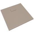 vidaXL Sprchová vanička SMC hnedá 90x90 cm