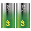 Batérie GP Super Alkaline LR20 (veľké mono, D) 2ks