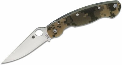 Spyderco C36GPCMO Military Model Digital Camo taktický vreckový nôž 10,2 cm, Satin, maskovacia, G10