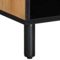 VidaXL TV skrinka Hnedá 100x33x46 cm Masívne drevo Mango