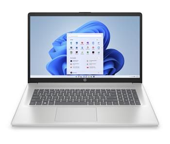 HP Laptop 17-cp2010nc NPD/Ryzen 5 7520U/8GB LP/512GB SSD/AMD Radeon 610M/17,3" FHD IPS AG/300nits/ax/BT5.4/2y/Win 11 H/ Notebook, AMD Ryzen 5 7520U, 8GB LPDDR5, 512GB PCIe SSD, 17.3" FHD IPS, AMD Radeon grafika, Wi-Fi 6, Windows 11 Home, stříbrný