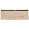 vidaXL Nástenná skriňa 100x30x35 cm masívna borovica