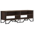 vidaXL TV stolík hnedý dub 122x34x41 cm kompozitné drevo