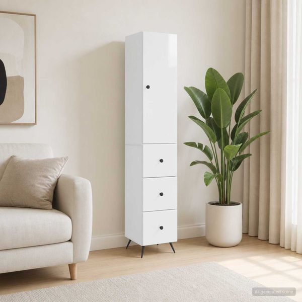 vidaXL Sada skríň 2 ks 34,5 x 34,5 x 90 cm Kompozitné drevo