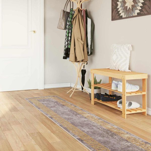vidaXL Behúň MARSA Biely 50 x 450 cm Polyester a PVC