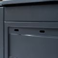 vidaXL Záhradný kompostér sivý 60x60x73 cm 260 l
