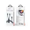 YESIDO CABLE CA87 100W TYPE-C/2IN1 1,4m 3,5A čierny