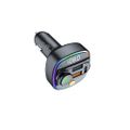 Nabíjačka Devia FM Smart Bluetooth MP3 do auta 30W PD 1x USB-C 2x USB 3A čierna
