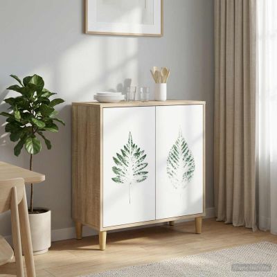 vidaXL Servírovacia skriňa HANAU Sonoma 69 x 33 x 75 cm