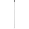 vidaXL Súprava markízových stĺpikov biela 300x245 cm železo