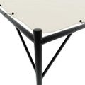 vidaXL Altánok biely 4x4 m 180 g/m² látka a oceľ