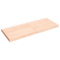 vidaXL Stolová doska 140x60x(2-6) cm neošetrený masív živé hrany