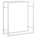 vidaXL Stojan na krbové drevo 80x28x86 cm nehrdzavejúca oceľ