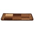 vidaXL Nášľapy na schody samolepiace 5 ks 65x21x4 cm hnedé