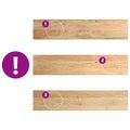 vidaXL Parapety 2 ks neošetrené 70x15x2 cm masívne dubové drevo