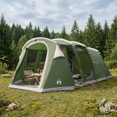 vidaXL Tunelový stan Zelená 505 x 330 x 204 cm